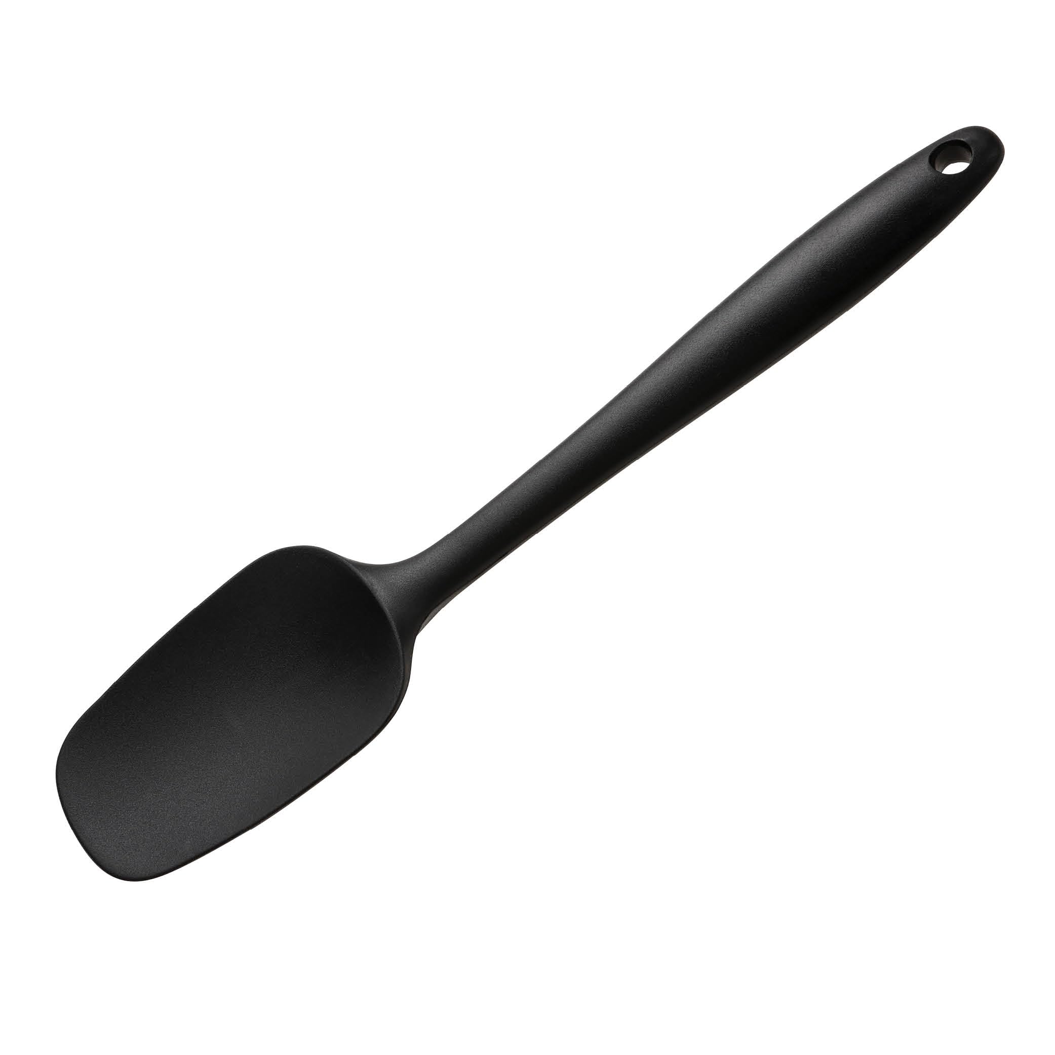 Wiltshire Silicone Spatula, Spoonula, Dough Scraper, Heat-Resistant Utensil, Non-Stick, Non-Scratch, Midnight Black, 27.2x6.2x1.5cm