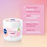 NIVEA Almond Family Care Sensitive Moisturising Cream 450 ml Pack of 2 view 2