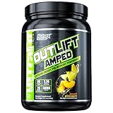 Nutrex Research Outlift Amped Powder, Peach Pineapple, 15.7 Ounce