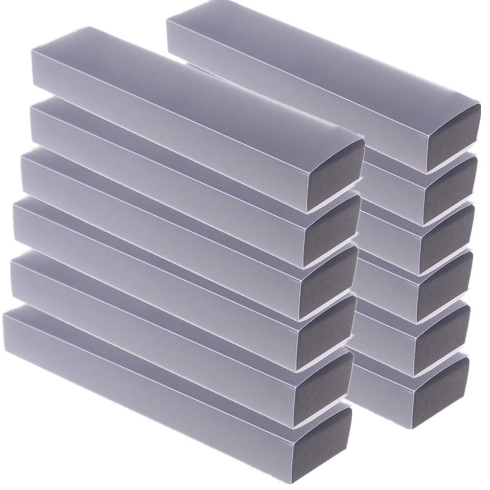 SevenMye 10 Pack Pens Packing Box Empty Pen Gift Box with Translucent Frosted Lid Plastic Pen Case Bulk Empty Pencil Boxes Jewelry Ballpen Box for School Office Anniversary Business Supplies