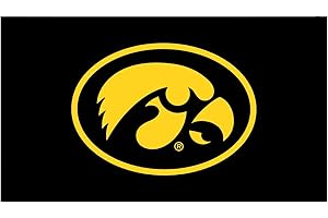 Team Sports America NCAA University of Iowa Sports Doormat | Indoor Outdoor Entrance | 28 x 16 Inches | Non-Slip Front Door Mats | Official Licensed | Sports Fans Entryway Welcome Rug