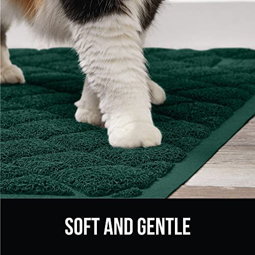 Gorilla Grip Thick Cat Litter Trapping Mat, 47x35, Less Waste, Traps