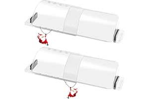 CH24Globall 2-Pack Air Vent Deflector 8.5 to15.5 Inches, Aerospace-Grade Plastic (5-Meter Drop Resistant), 200% Stronger Magnetic AC/Heat Vent Covers (-35°F to 284°F) for Ceiling/Floor/Wall Registers