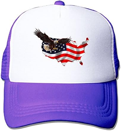 XTMZ Unisex Baseball Caps American Eagl Flag Print Summer Visor Sport Caps Quick Dry Adjustable Plain Hat,One Size