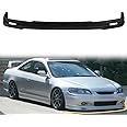 MODILOVER Front Bumper Lip Spoiler, Compatible with 2001-2002 Honda Accord Coupe Only, PP Black JDM Mug Style Add-on Front Splitter Air Dam Chin Protector