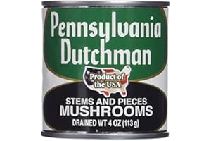 Pennsylvania Dutchman Canned Mushrooms - 12/4 oz. cans by Pennsylvania Dutchman