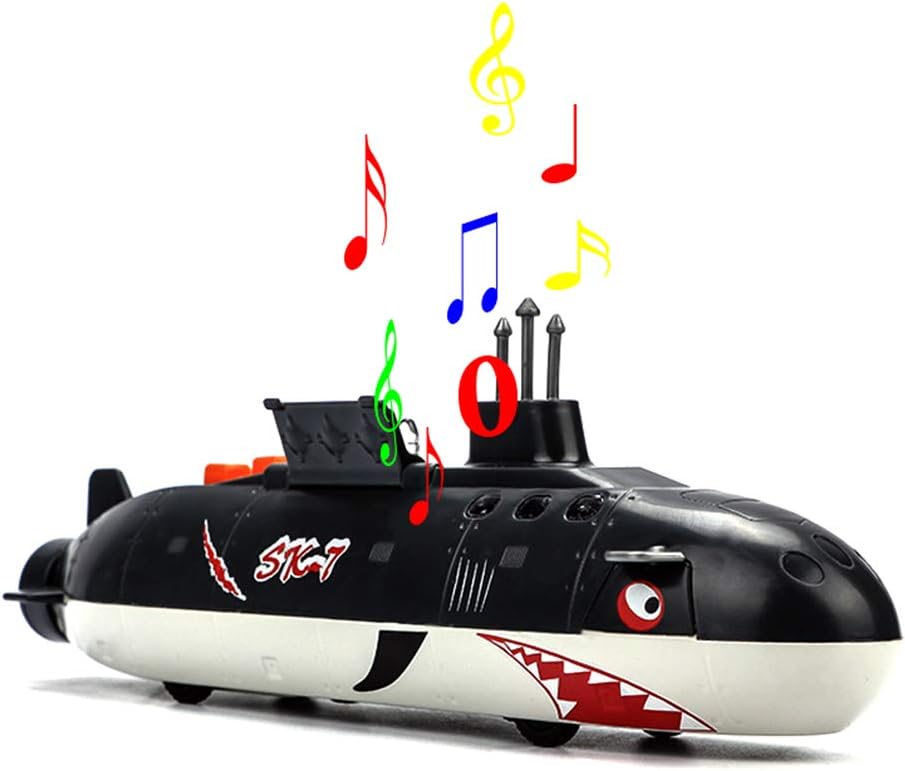 Ailejia Submarine Toy Warships Die Cast Metal Alloy Military Ships Pull Back Model Small Military Fans Toys