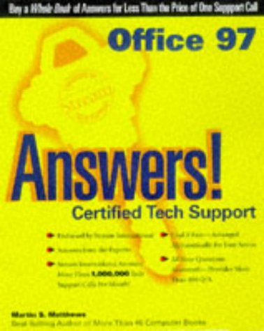 Office 97 Answers: Certified Tech Support-cover