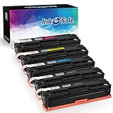 INK E-SALE Remanufactured Toner Cartridge Replacement for HP 128A CE320A CE321A CE322A CE323A Canon 116 for use with HP Color Laserjet CP1525n CP1525nw CM1415fn CM1415fnw Printer, 5 Pack