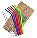 Reusable Drinking Straws BPA Free Silicone - (x6) STANDARD, REGULAR WIDTH 20oz, 30oz, Eco Friendly for Hot & Cold Drinks | Premium Quality, Protect Your Teeth and Reduce Plastic Waste Now!