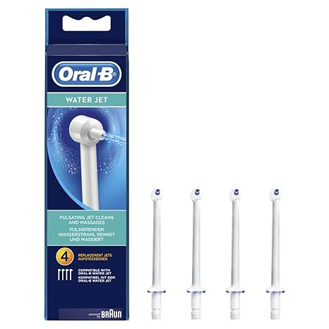 Oral-B WaterJet Aufsteckdüsen, für eine gründliche Reinigung und Massage des Zahnfleisches, 4 Stück
