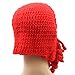 GIANCOMICS Funny Tentacle Octopus Beanie Crochet Knit Beard Hat Fisher Cap Wind Ski Mask Red
