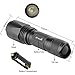 ThorFire TA13 LED Flashlight Torch Light with Zoomable Focus Adjustable Beam 3 Mode for Camping Hiking Cycling