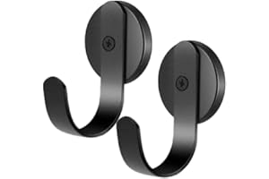 YUANQIAN Magnetic Wreath Hanger, 2 Pack Heavy Duty Magnets with Hook for Refrigerator, Christmas Decoration Magnetic Hooks for Metal Front Door, Cruise Hook Hanger for Hanging Cabins Grill Coat Pattern