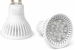 3 Pack - GU10 LED Bulb 5W, AC120V Dimmable Spotlight, 3000K Warm White, 40 Degree Beam, 50W Halogen Replacement for Track & R