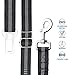 UNIPETTY Dog Seat Belt, Retractable Nlyon Car Leash for Pet Dog Cat, Pet Safety Leads Vehicle Seatbelt, Black-2 Pack