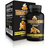 Me First Living Premium Turmeric Curcumin 1000mg of 95% Curcuminoid With Black Pepper as Bioperine 10mg, 19x More Potent Than Others, Increased Bioavailability, Vegan, 60 Capsules