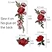Tuodeal 15 Pieces Iron On Rose Patch Embroidered Flower Sew On Patch Applique