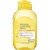 Micellar Water with Lightweight Clear Formula for Daily Wipe-Off Makeup Removal, Smooth Refreshing Application, Travel-Friendly 3.4 fl oz Bottle