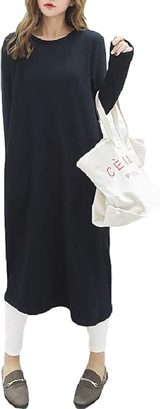 Mua ココマリ あったか 裏起毛 ロング ワンピース トレーナー