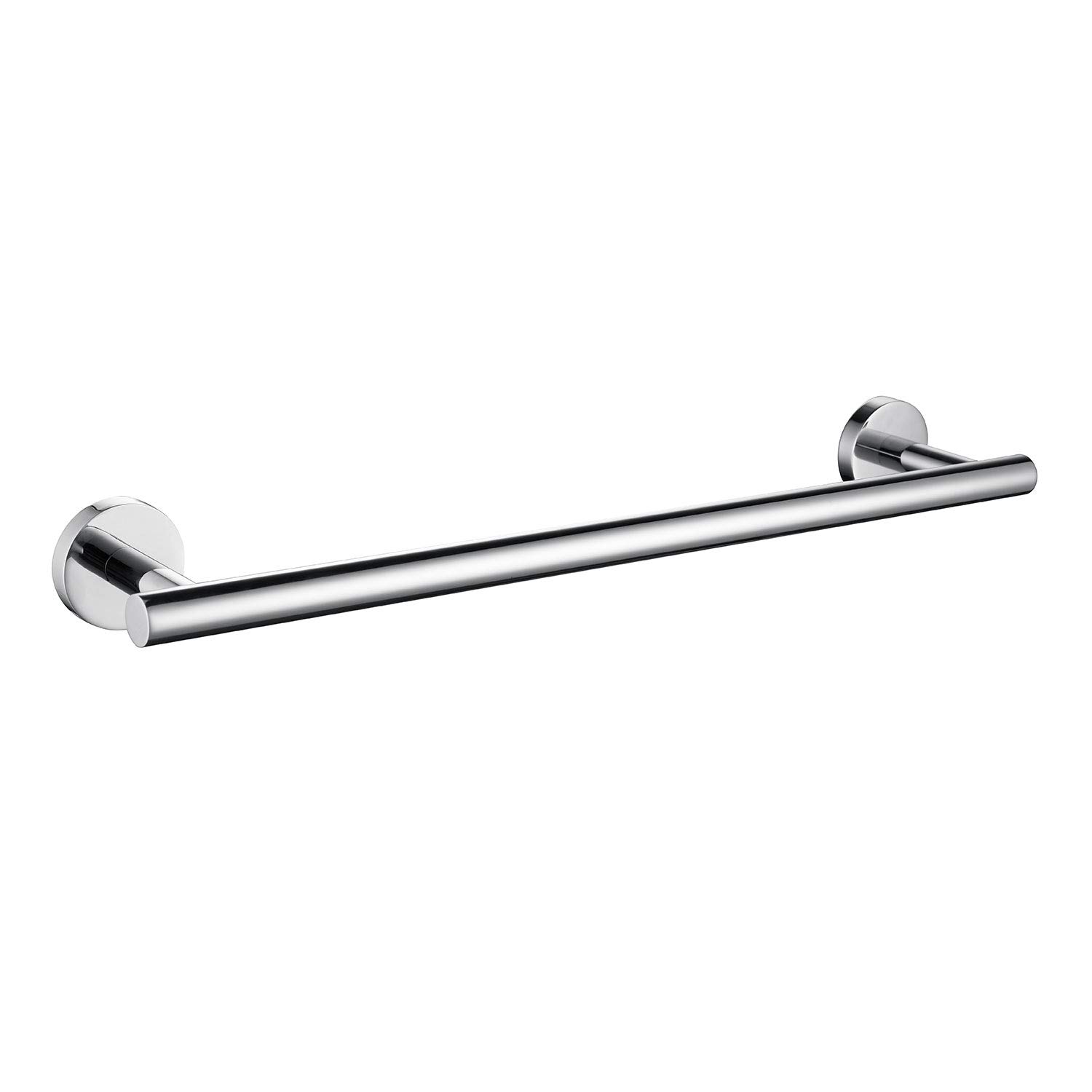 Melairy 40cm Wall Mounted SUS 304 Stainless Steel Towel Bar Towel Rail Rack for Bathroom Kitchen Chrome Surface