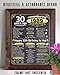 30th Birthday Poster (Thirty, 30) - Remembering The Year 1989-11x14 Unframed Art Print - Makes a Perfect Birthday Decoration Under $15