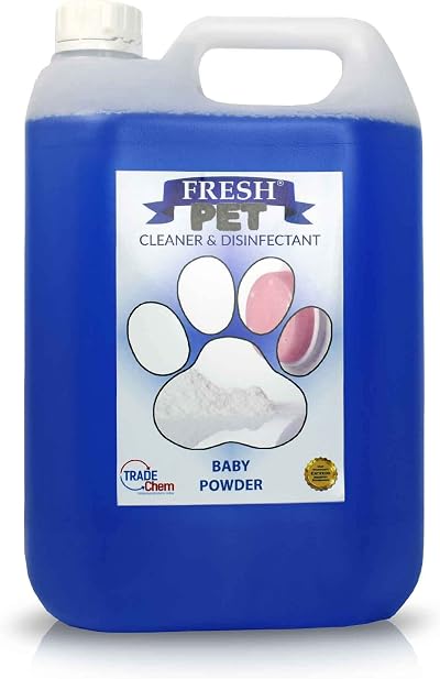 Fresh Pet Disinfectant Deodoriser 5L Kennel Cat Bedding Baby Powder