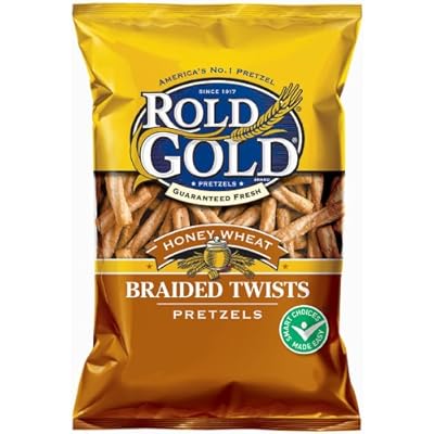 Rold Gold Honey Wheat Braided Pretzel Twists, 10 oz. Bag