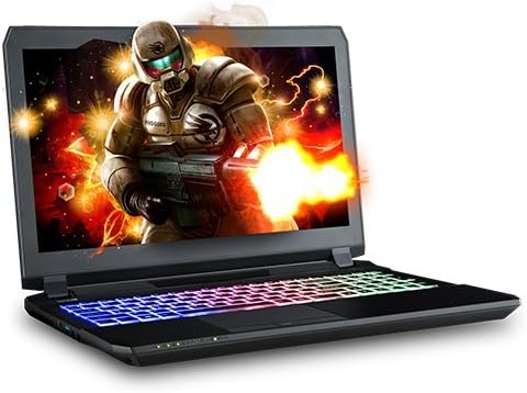 XOTIC Sager NP8155 (Clevo P650HP3) - 15.6" FHD IPS Matte Screen Gaming Laptop Intel Core i7-7700HQ GTX1060 16GB DDR4 Samsung 512GB NVMe SSD 1TB HDD Win10 Kabylake Full Color Backlit Keyboard
