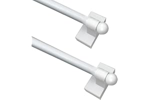Magnetic Curtain Rods for Mental Appliance Doors Windows - Multi-Use Adjustable Curtain Poles for Toilet Bar Cafe Sidelight R