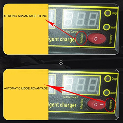 Portable Intelligent Charger Auto Motor Vehicle Charger 350W 14A Auto Adjust LCD Battery Charger Car Jump Starter Booster - Thumbnail 4