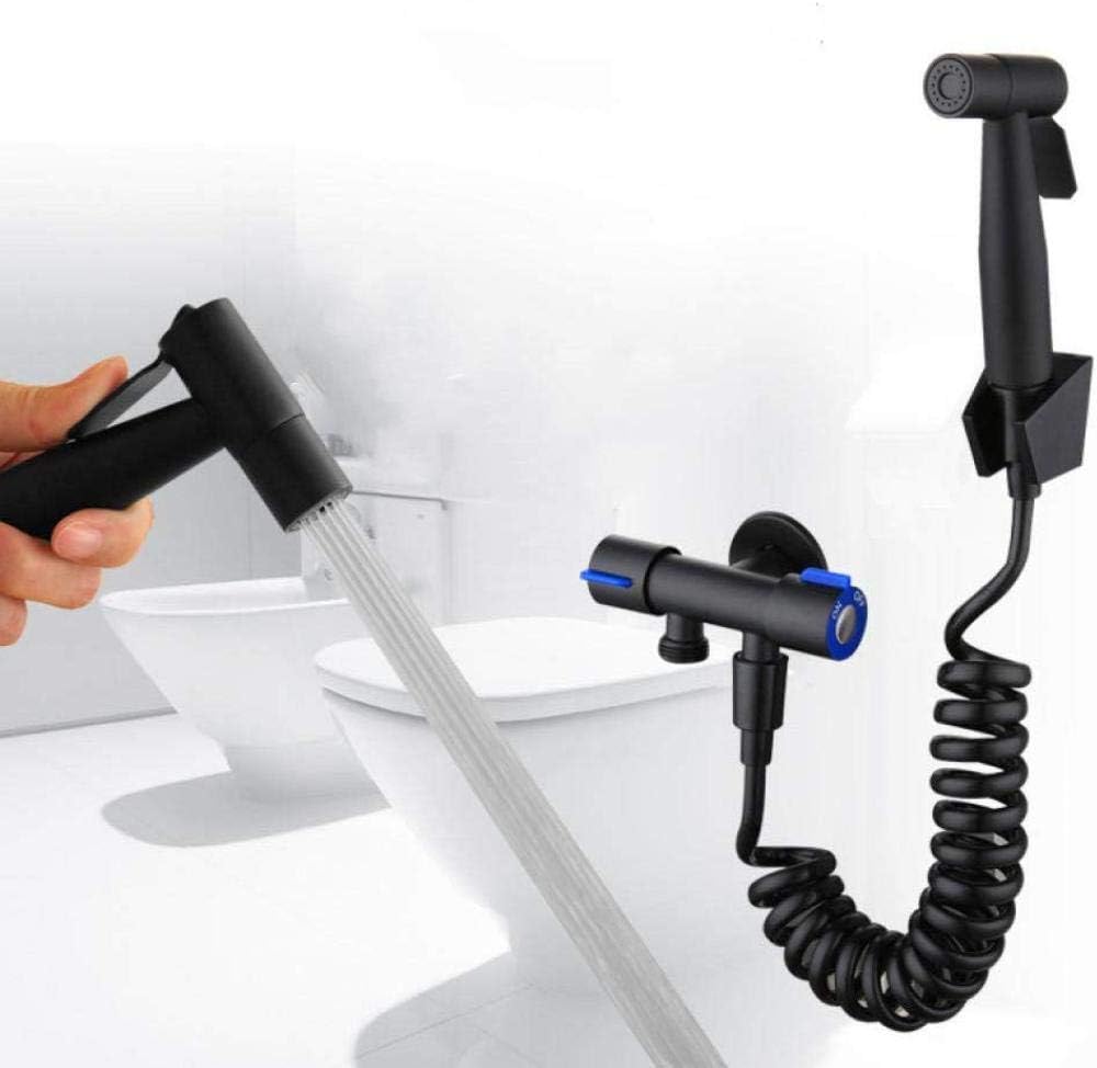 Toilet Handheld Bidet Spray Kit 304 Stainless Steel - Toilet Companion Stainless Steel Angle Valve one in and Two Out