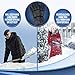 Heated Warm Gloves Men & Women - One Adult Size Thermal Electric Battery Operated Heating Warming Gloves Perfect as Insulated Hand Warmer Winter Activities Outdoor Sports Ski Hunting Snow Shoveling