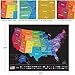 europe america map scratch off gold map scrape-off earth wall poster journal log stylish memory keeper for traveller