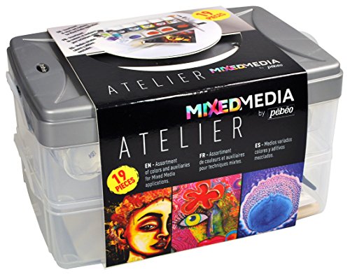 Pebeo mixed media atelier collection set of 10 assorted…