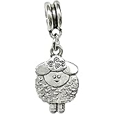 LaBenie Dangle Sheep Charm Bead