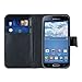 kwmobile Wallet Case for Samsung Galaxy K Zoom - Protective PU Leather Flip Cover with Magnetic Closure, Card Slots and Kickstand