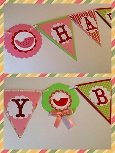 Watermelon Birthday Banner