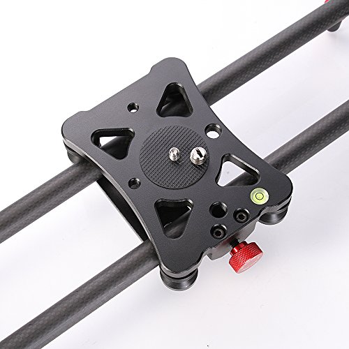 Ruili 15in Mini Video Camera Slider Dolly Track with Roller Bearing for Cellphone, Sony A9 A7 A6500 A6000 Nikon D7500 D3400 D3300 Canon T6i 7D 1300D Panasonic GH5 GH5S GH4 DSLR Camera - Thumbnail 4