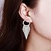 10 Pairs Boho Statement Drop Dangle Earrings Golden Silvery Fashion Jewelry Fringed Tassel Character Exaggerated Earrings Set for Women & Girls …