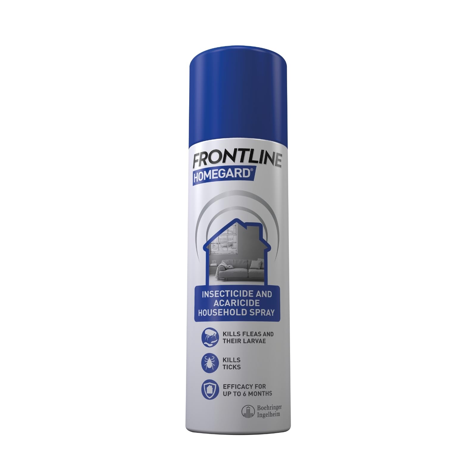 FRONTLINE HomeGard Flea & Tick Household Spray - 500 ml, White