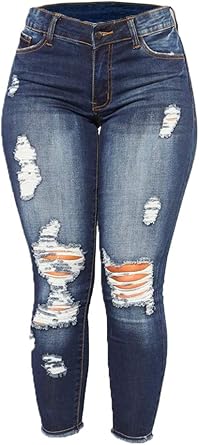 jeans with holes on the butt