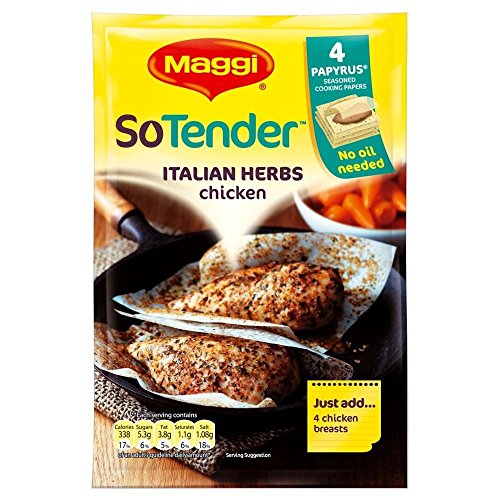 Maggi So Tender Italian Herbs Seasoned Cooking Papers (4 per pack - 23g)