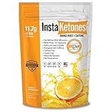 Julian Bakery's InstaKetones® 11.7g GoBHB® Per Scoop +Organic Caffeine (Orange Burst) (1 Pack) (+Caffeine) (30 Servings) Exogenous Ketones