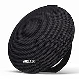 AOMAIS Ball Bluetooth Speakers,Wireless Portable Bluetooth 4.2 ,15W Superior Sound with DSP,Stereo Pairing for Surround Sound,Waterproof Rating IPX7,For Sports,Travel,Shower,Beach,Party(Black)