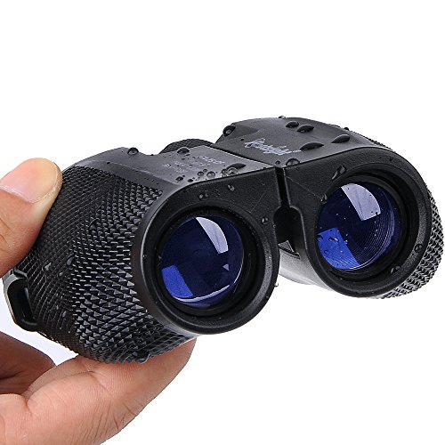 Folding Binoculars for Bird Watching 10x25 High Powered Magnification Compact Binoculars for Adults Kids Outdoor Shooting,Hunting,Astronomy,Sports and Concerts