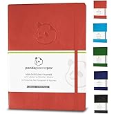 Panda Planner Pro - Best Daily Planner for Happiness & Productivity - 8.5 x 11" Softcover - Undated Day - Guaranteed to Get Y