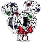 TCZNAF Christmas Fashion Charms for Bracelets and Necklace Pendant Bead Charm Jewelry Present for Women Family Friends