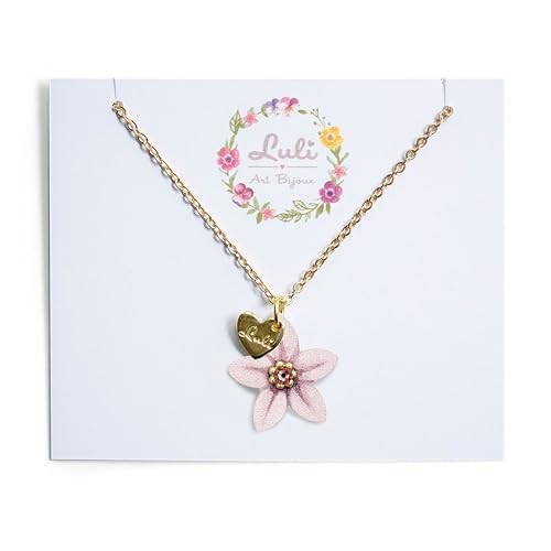 Luli Art Bijoux Collana Con Fiore Non Ti Scordar Di Me