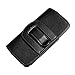 Yuzihan iPhone SE 5 5S 5C 4 inch Phone Holster Premium Leather Belt Holster Fit with Bare Phone Or Thin Skin Case On